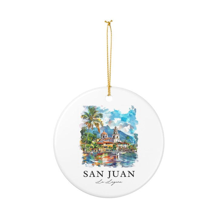 San Juan la Laguna Guatemala Ornament: Unique San Juan la Laguna Guatemala Souvenir, San Juan la Laguna Guatemala Xmas Decor
