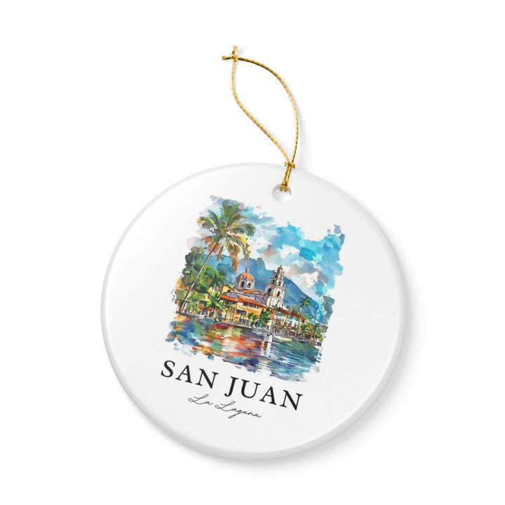 San Juan la Laguna Guatemala Ornament: Unique San Juan la Laguna Guatemala Souvenir, San Juan la Laguna Guatemala Xmas Decor