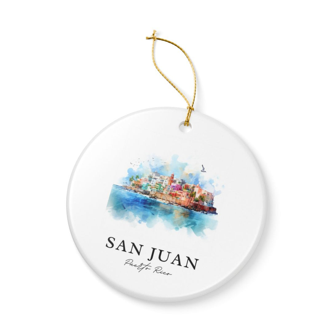 San Juan Puerto Rico Ornament | Christmas Travel Souvenir Gift
