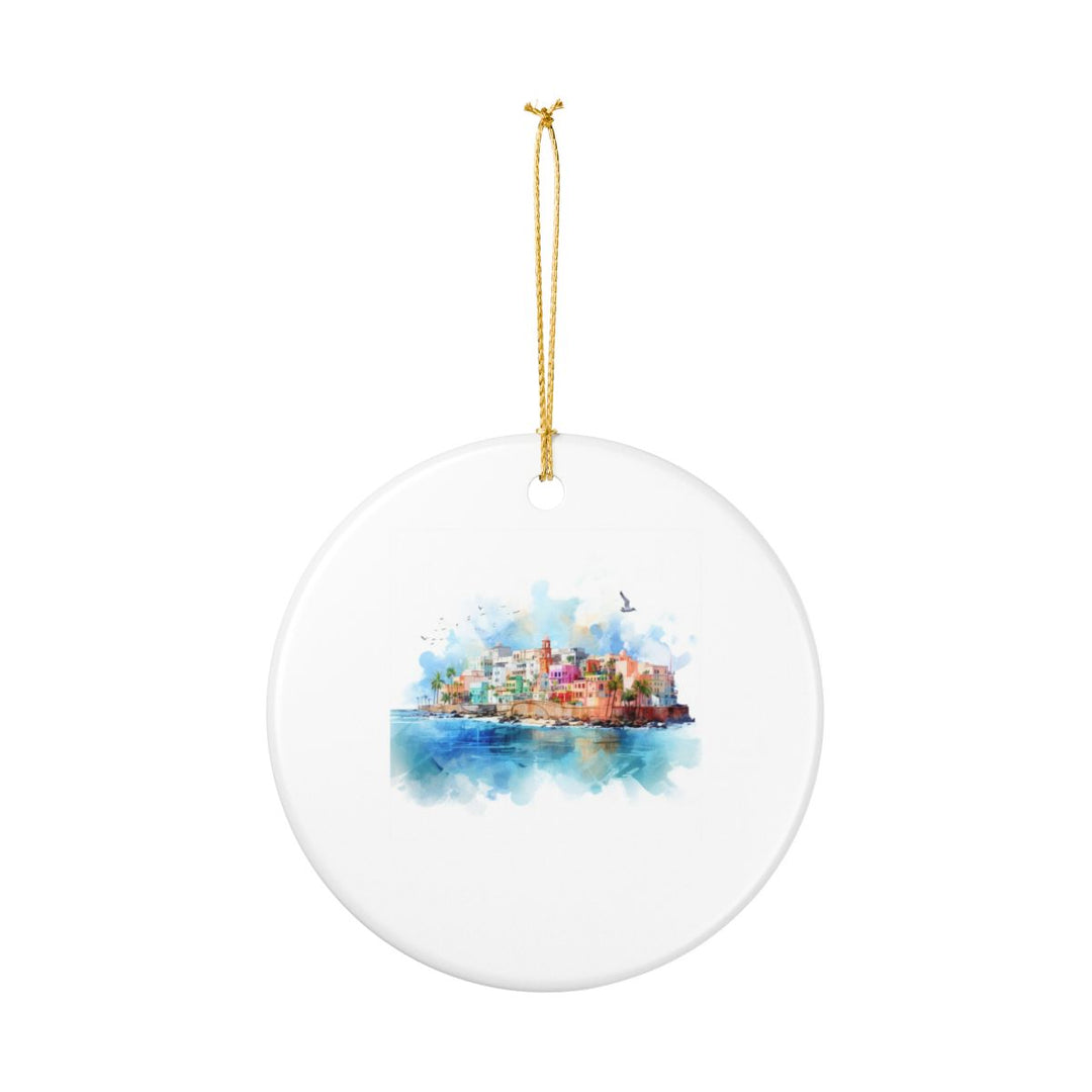 San Juan Puerto Rico Ornament: Unique San Juan Souvenir, San Juan Puerto Rico Xmas Decor, and Authentic San Juan Gift