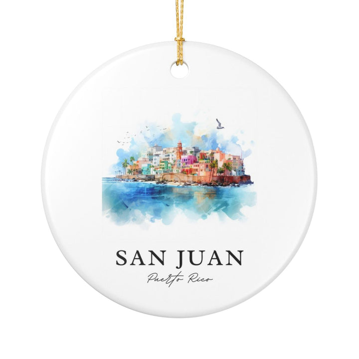 San Juan Puerto Rico Ornament | Christmas Travel Souvenir Gift