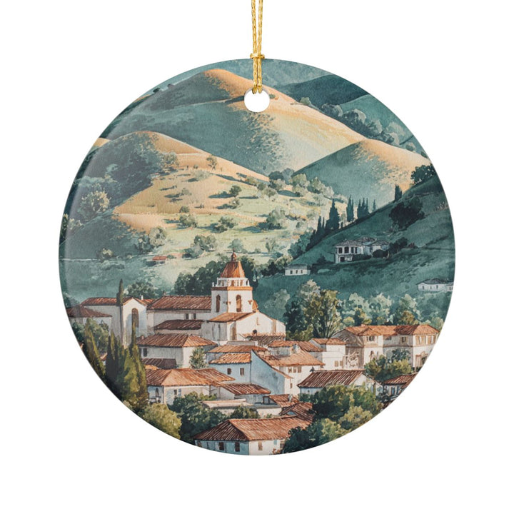 San Luis Obispo California Ornament: Unique San Luis Obispo Souvenir, San Luis Obispo California Xmas Decor, and Authentic San Luis Obispo Gift