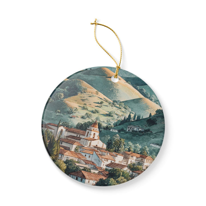 San Luis Obispo California Ornament: Unique San Luis Obispo Souvenir, San Luis Obispo California Xmas Decor, and Authentic San Luis Obispo Gift