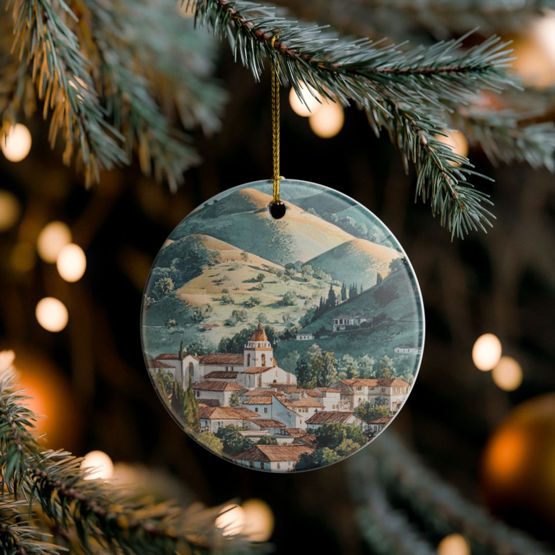San Luis Obispo California Ornament: Unique San Luis Obispo Souvenir, San Luis Obispo California Xmas Decor, and Authentic San Luis Obispo Gift
