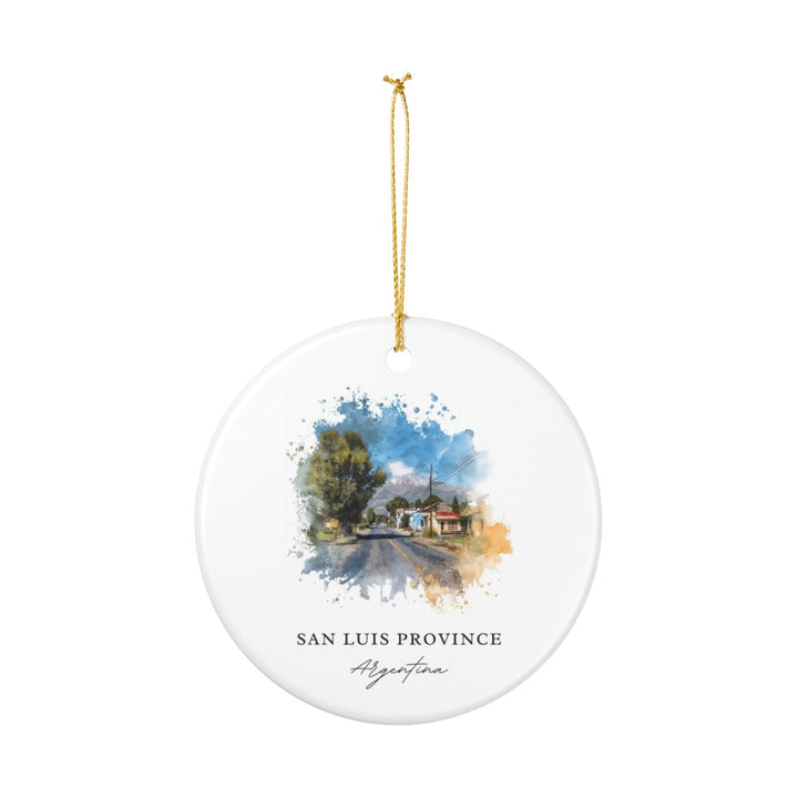 San Luis Province Argentina Ornament: Unique San Luis Province Souvenir, San Luis Province Argentina Xmas Decor, and Authentic San Luis Province Gift