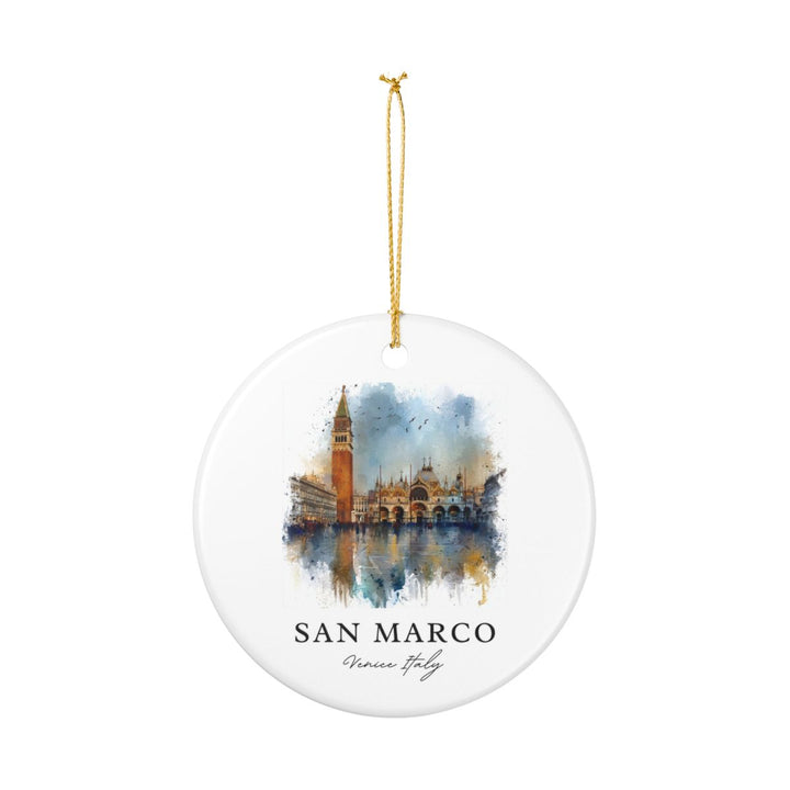 San Marco Venice Italy Ornament: Unique San Marco Venice Souvenir, San Marco Venice Italy Xmas Decor, and Authentic San Marco Venice Gift