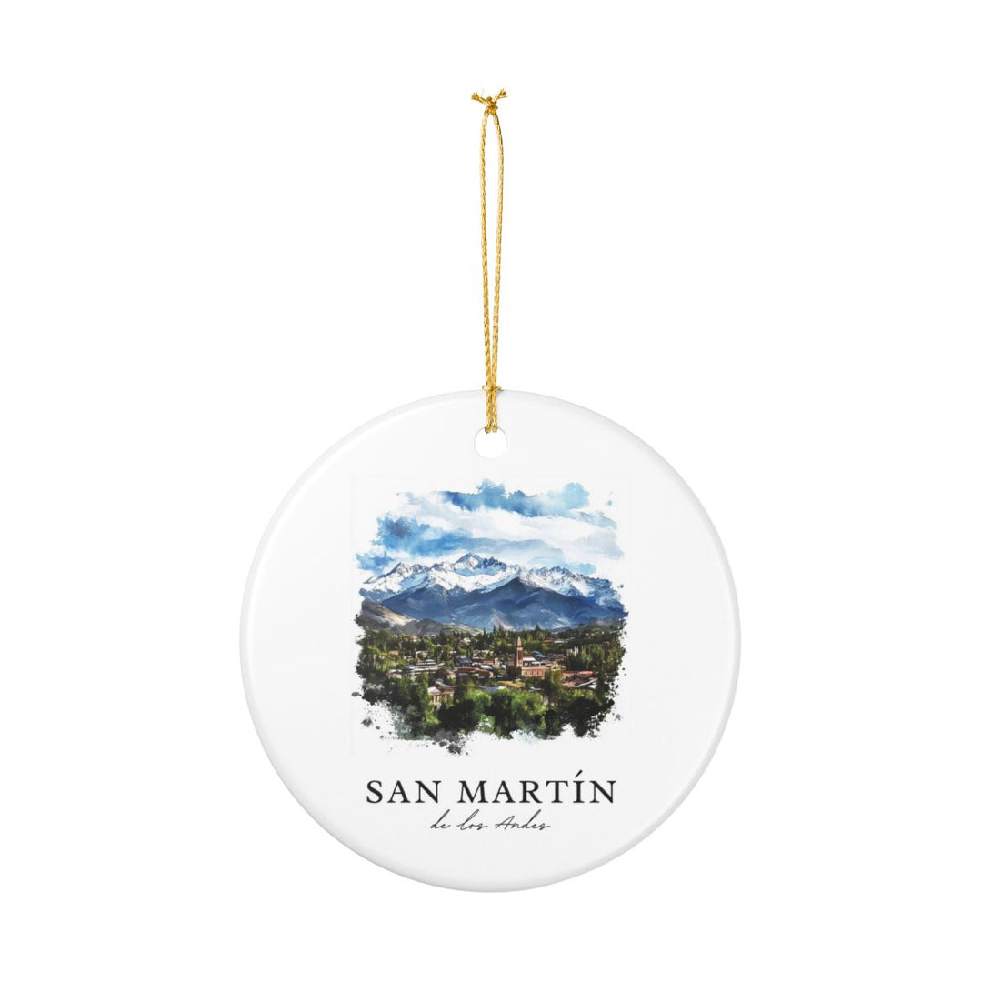 San Martin de los Andes Argentina Ornament: Unique San Martin de los Andes Souvenir, San Martin de los Andes Argentina Xmas Decor