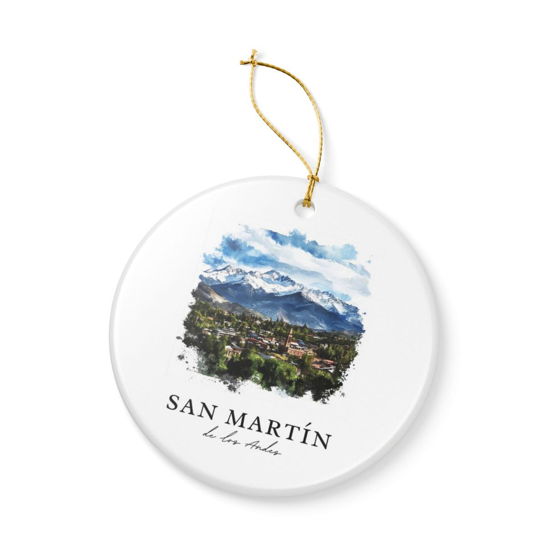 San Martin de los Andes Argentina Ornament: Unique San Martin de los Andes Souvenir, San Martin de los Andes Argentina Xmas Decor
