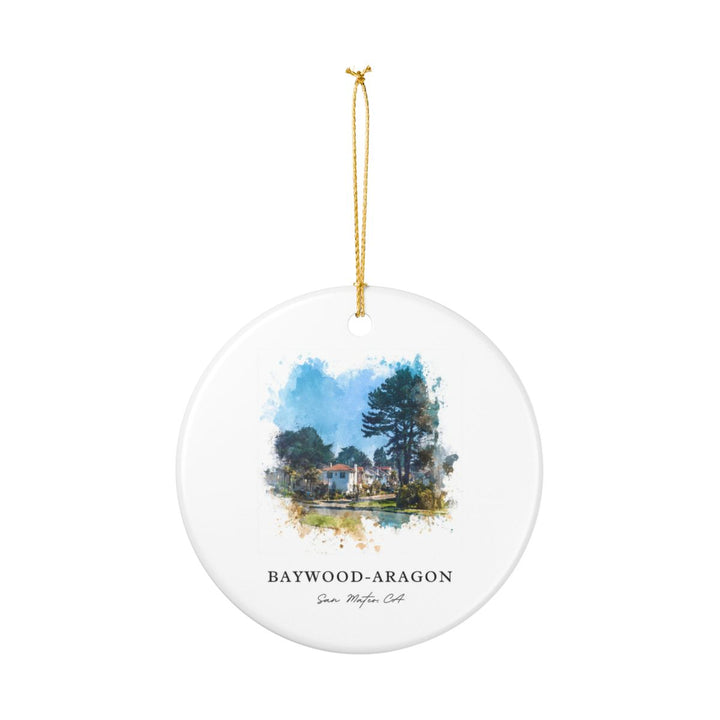 San Mateo California Ornament: Unique San Mateo Souvenir, San Mateo California Xmas Decor, and Authentic San Mateo Gift