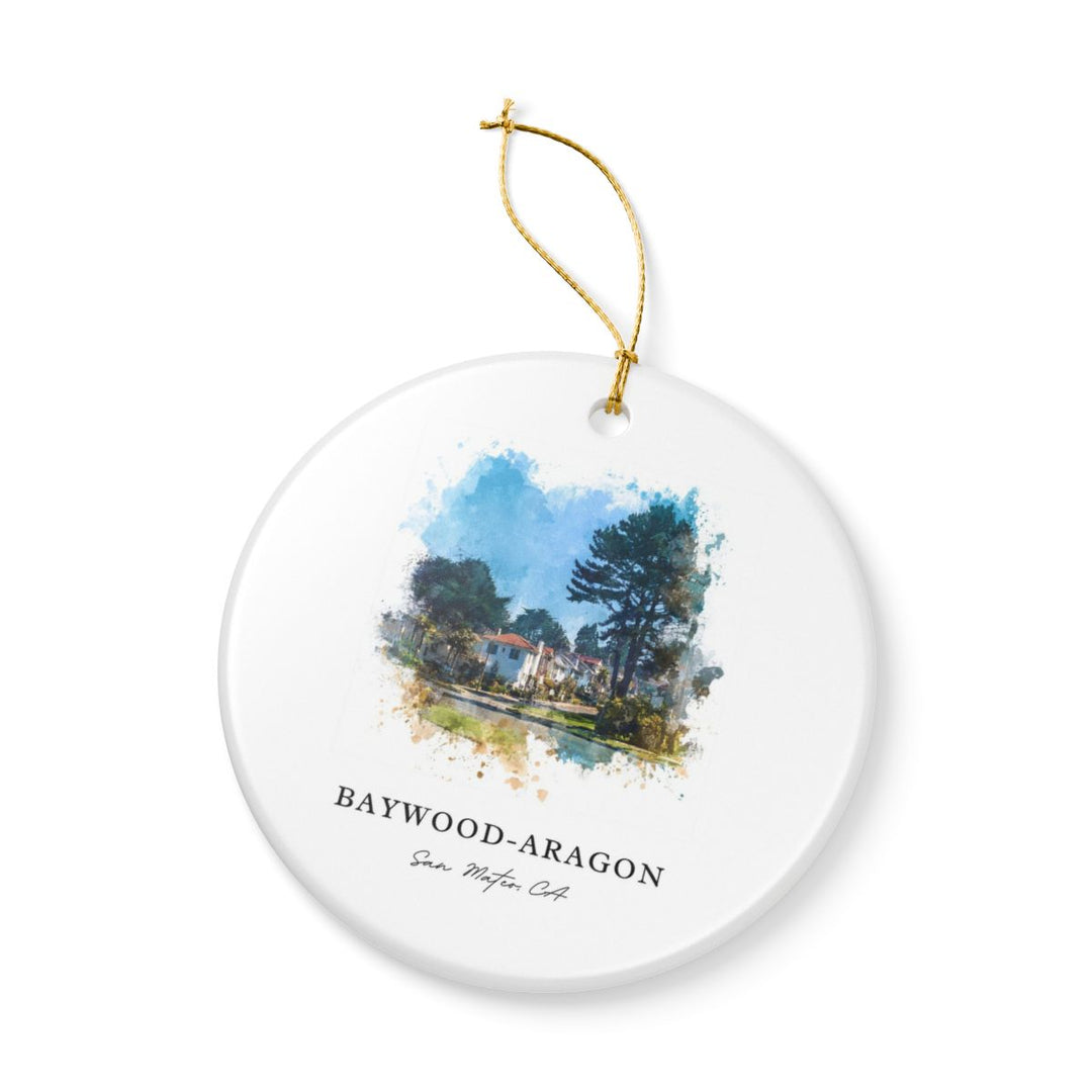 San Mateo California Ornament: Unique San Mateo Souvenir, San Mateo California Xmas Decor, and Authentic San Mateo Gift