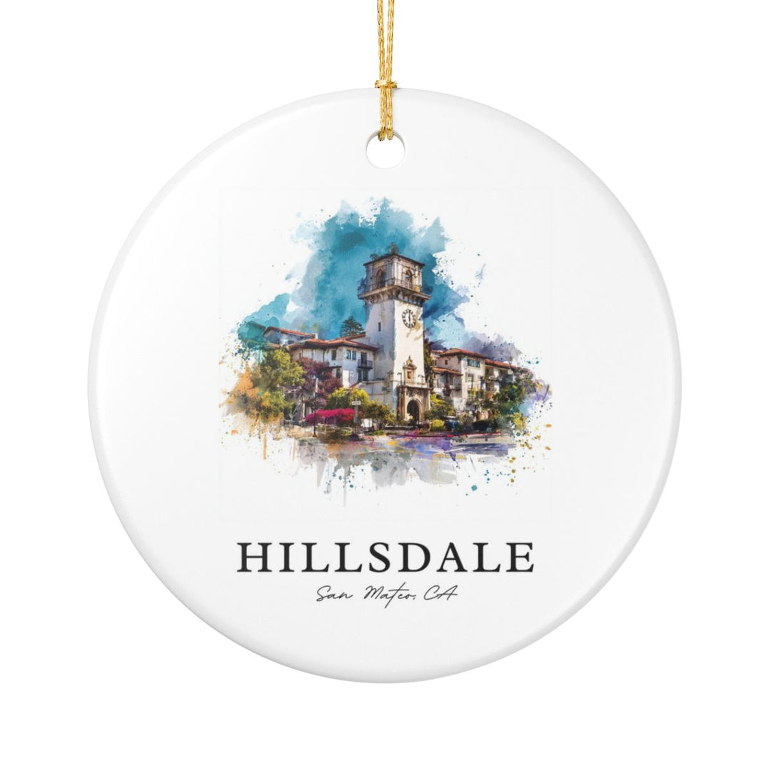 San Mateo California Ornament: Unique San Mateo Souvenir, San Mateo California Xmas Decor, and Authentic San Mateo Gift