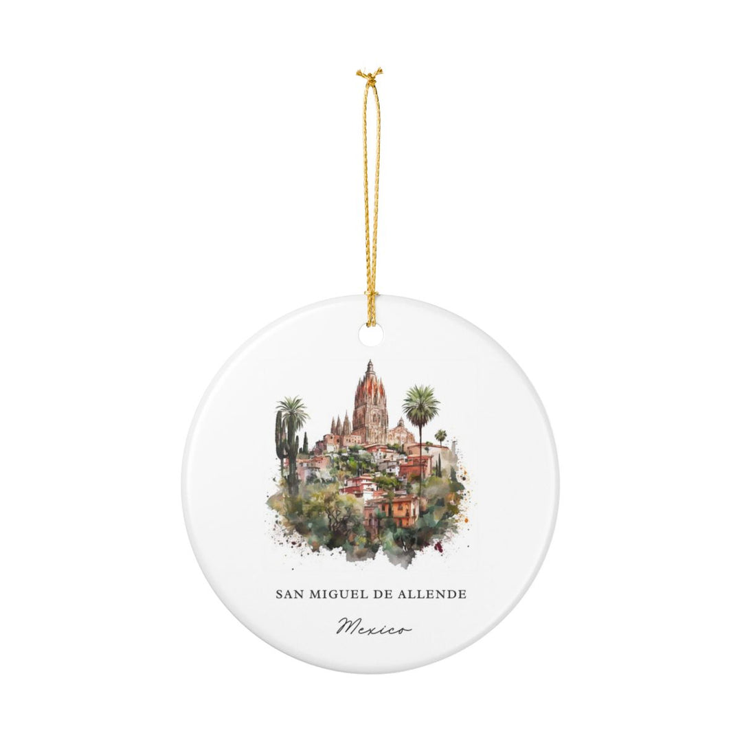 San Miguel DE Allende Mexico Ornament: Unique San Miguel DE Allende Souvenir, San Miguel DE Allende Mexico Xmas Decor, and Authentic San Miguel DE Allende Gift