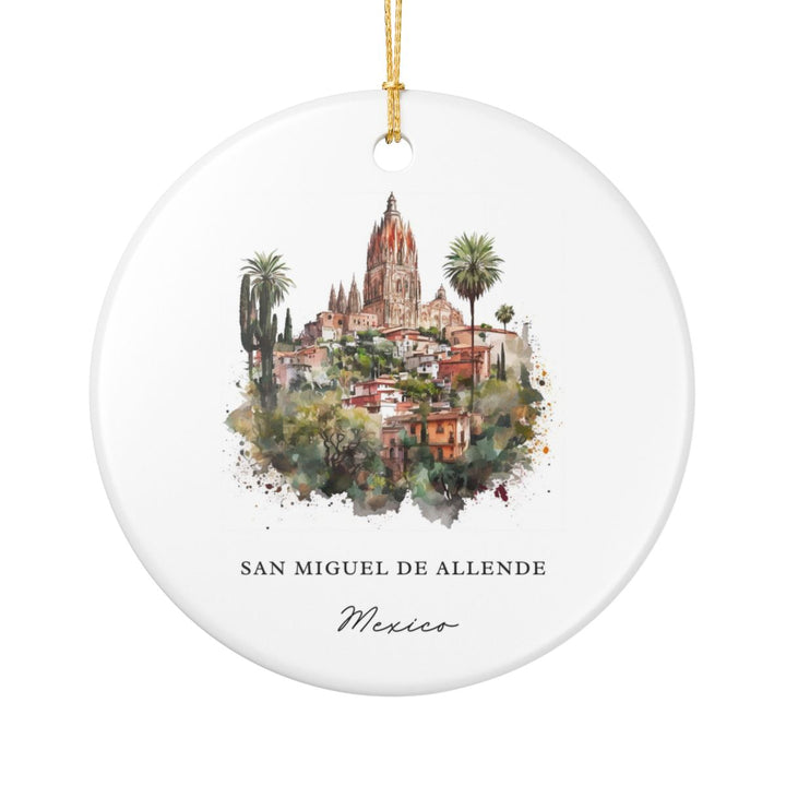 San Miguel DE Allende Mexico Ornament: Unique San Miguel DE Allende Souvenir, San Miguel DE Allende Mexico Xmas Decor, and Authentic San Miguel DE Allende Gift