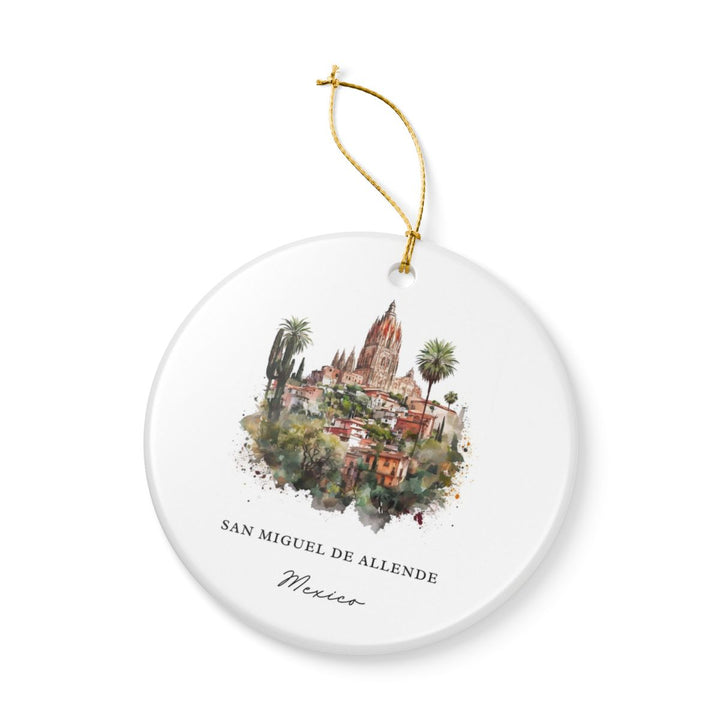 San Miguel DE Allende Mexico Ornament: Unique San Miguel DE Allende Souvenir, San Miguel DE Allende Mexico Xmas Decor, and Authentic San Miguel DE Allende Gift