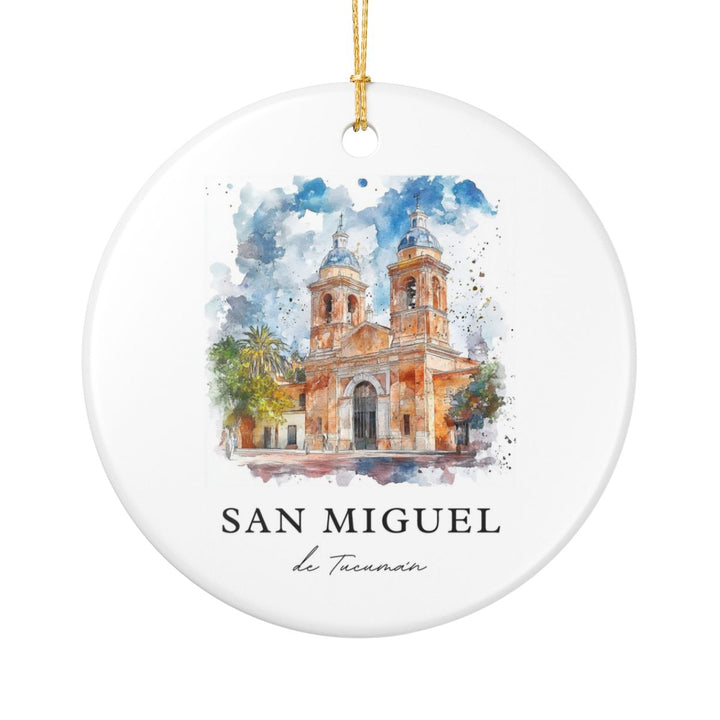 San Miguel de Tucumán Argentina Ornament: Unique San Miguel de Tucumán Souvenir, San Miguel de Tucumán Argentina Xmas Decor