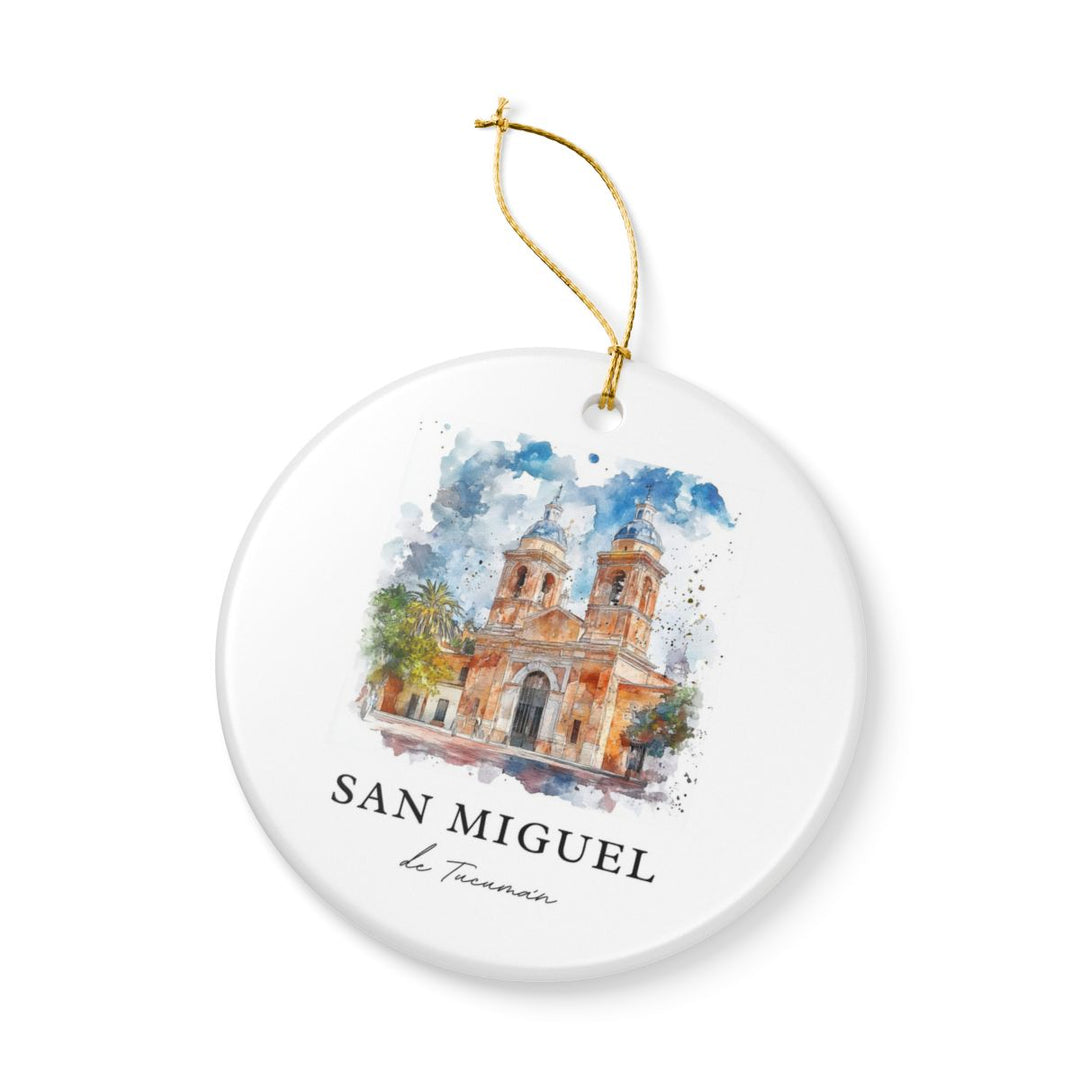 San Miguel de Tucumán Argentina Ornament: Unique San Miguel de Tucumán Souvenir, San Miguel de Tucumán Argentina Xmas Decor