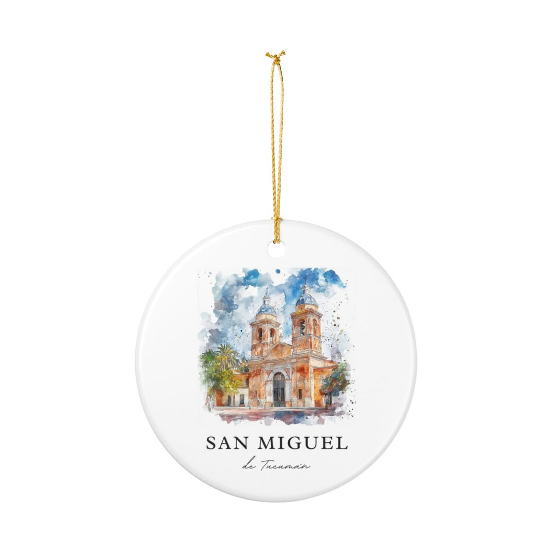 San Miguel de Tucumán Argentina Ornament: Unique San Miguel de Tucumán Souvenir, San Miguel de Tucumán Argentina Xmas Decor
