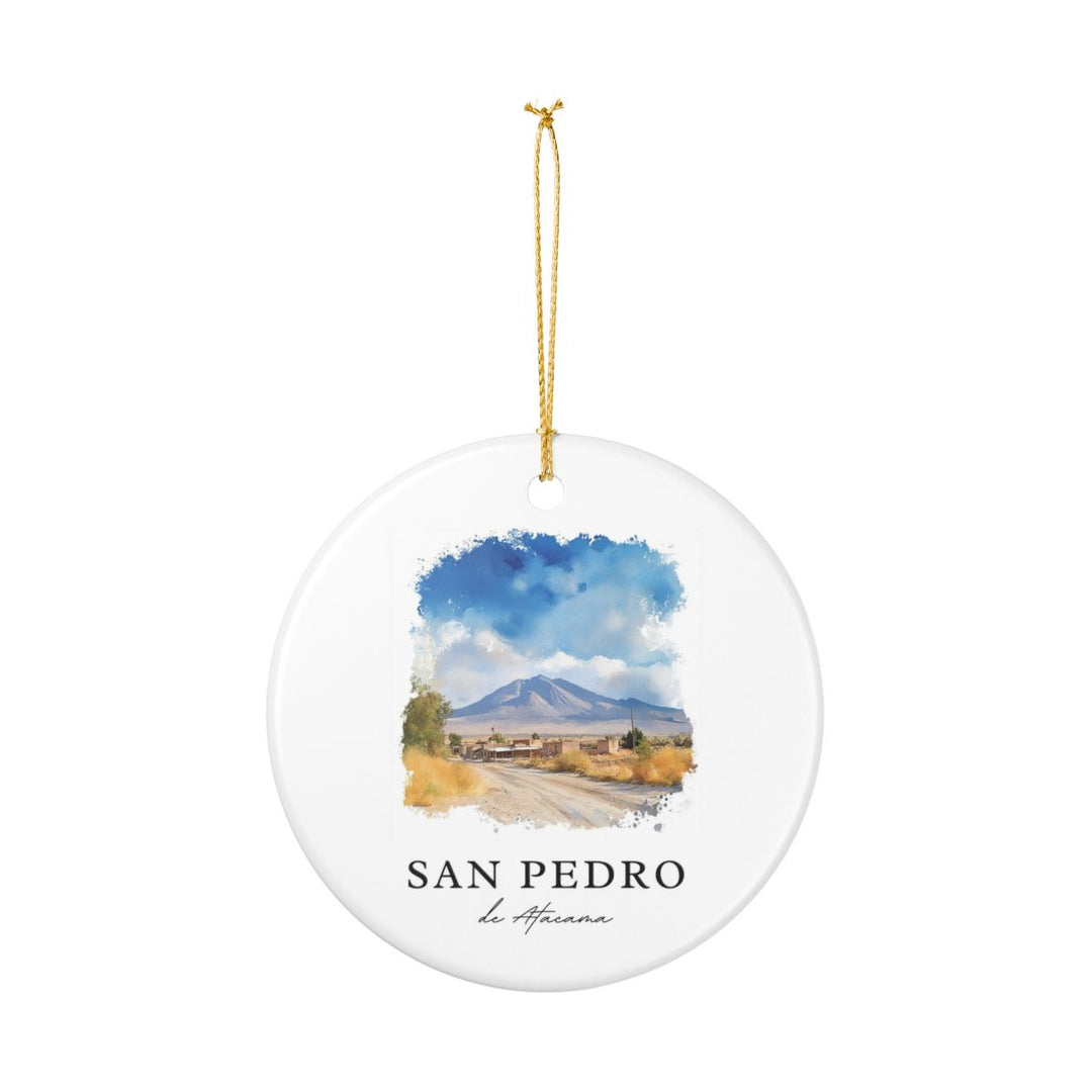 San Pedro de Atacama Chile Ornament: Unique San Pedro de Atacama Souvenir, San Pedro de Atacama Xmas Decor, and Authentic San Pedro de Atacama Gift