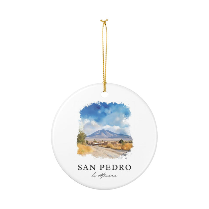 San Pedro de Atacama Chile Ornament: Unique San Pedro de Atacama Souvenir, San Pedro de Atacama Xmas Decor, and Authentic San Pedro de Atacama Gift