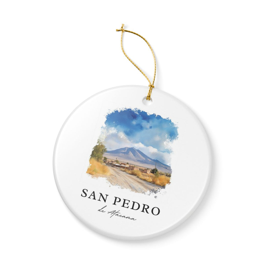 San Pedro de Atacama Chile Ornament: Unique San Pedro de Atacama Souvenir, San Pedro de Atacama Xmas Decor, and Authentic San Pedro de Atacama Gift