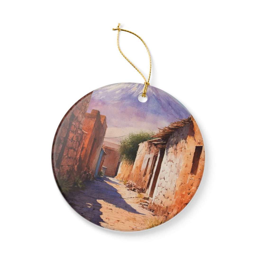 San Pedro de Atacama Chile Ornament: Unique San Pedro de Atacama Souvenir, San Pedro de Atacama Xmas Decor, and Authentic San Pedro de Atacama Gift
