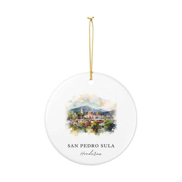 San Pedro Sula Honduras Ornament: Unique San Pedro Sula Honduras Souvenir, San Pedro Sula Honduras Xmas Decor, and Authentic San Pedro Sula Honduras Gift