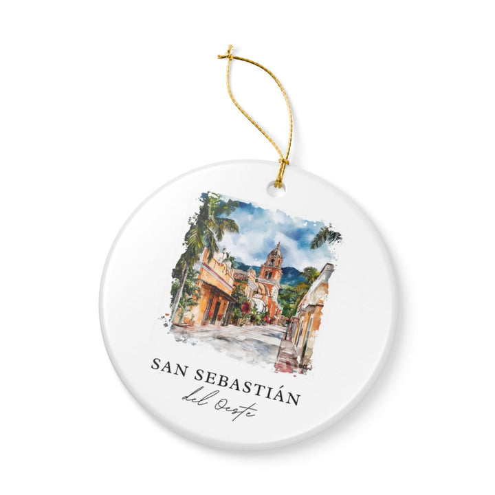 San Sebastian del Oeste Ornament: Unique San Sebastian del Oeste Souvenir, San Sebastian del Oeste Xmas Decor, and Authentic San Sebastian del Oeste Gift