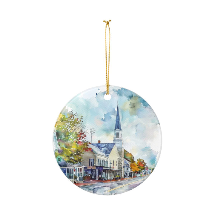Sandwich Massachusetts Ornament: Unique Sandwich Massachusetts Souvenir, Sandwich Massachusetts Xmas Decor, and Authentic Sandwich Massachusetts Gift