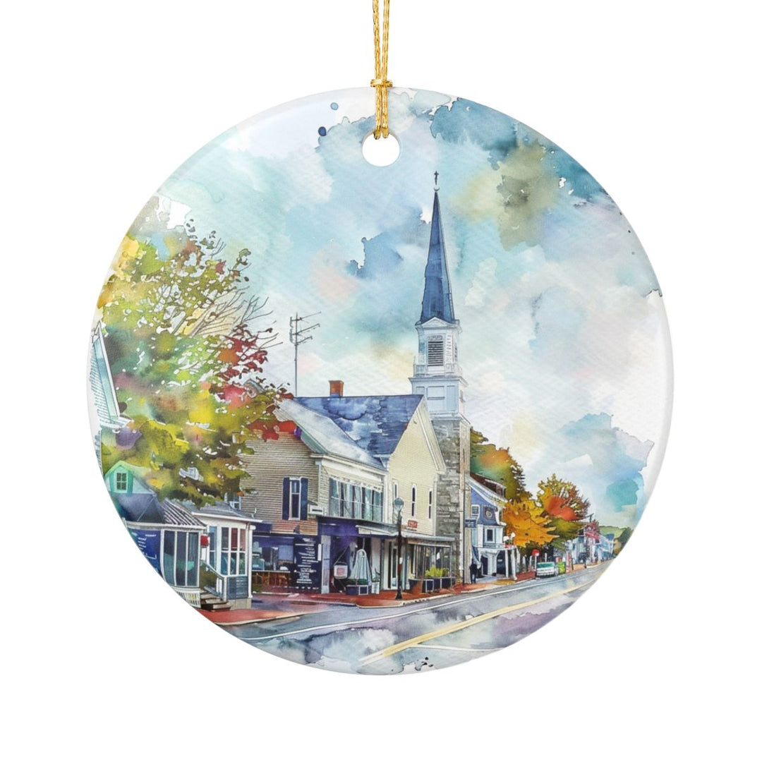 Sandwich Massachusetts Ornament: Unique Sandwich Massachusetts Souvenir, Sandwich Massachusetts Xmas Decor, and Authentic Sandwich Massachusetts Gift