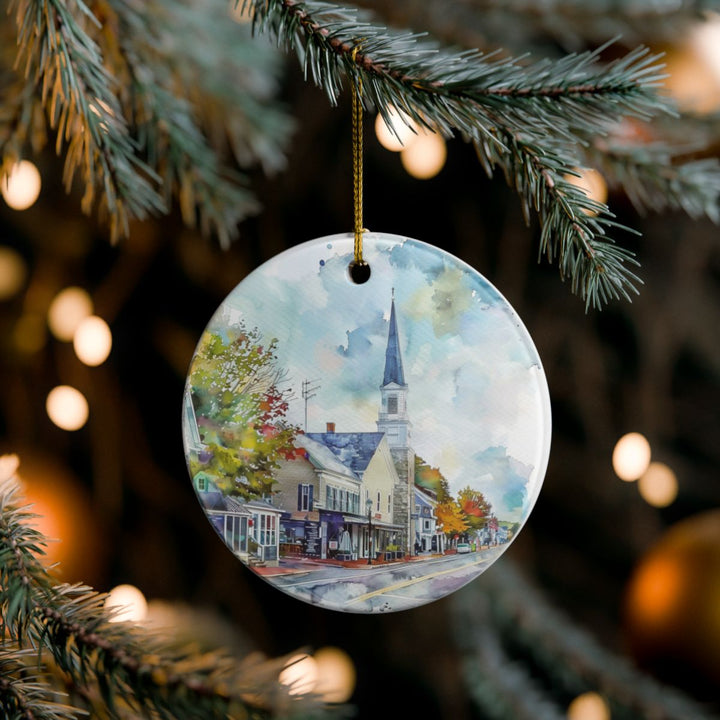 Sandwich Massachusetts Ornament: Unique Sandwich Massachusetts Souvenir, Sandwich Massachusetts Xmas Decor, and Authentic Sandwich Massachusetts Gift