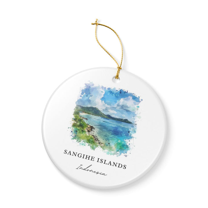 Sangihe Islands Indonesia Ornament: Unique Sangihe Islands Souvenir, Sangihe Islands Indonesia Xmas Decor, and Authentic Sangihe Islands Gift