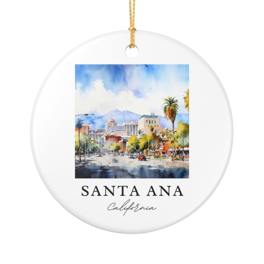 Santa Ana Ornament: Unique Santa Ana Souvenir, Santa Ana Xmas Decor, and Authentic Santa Ana Gift