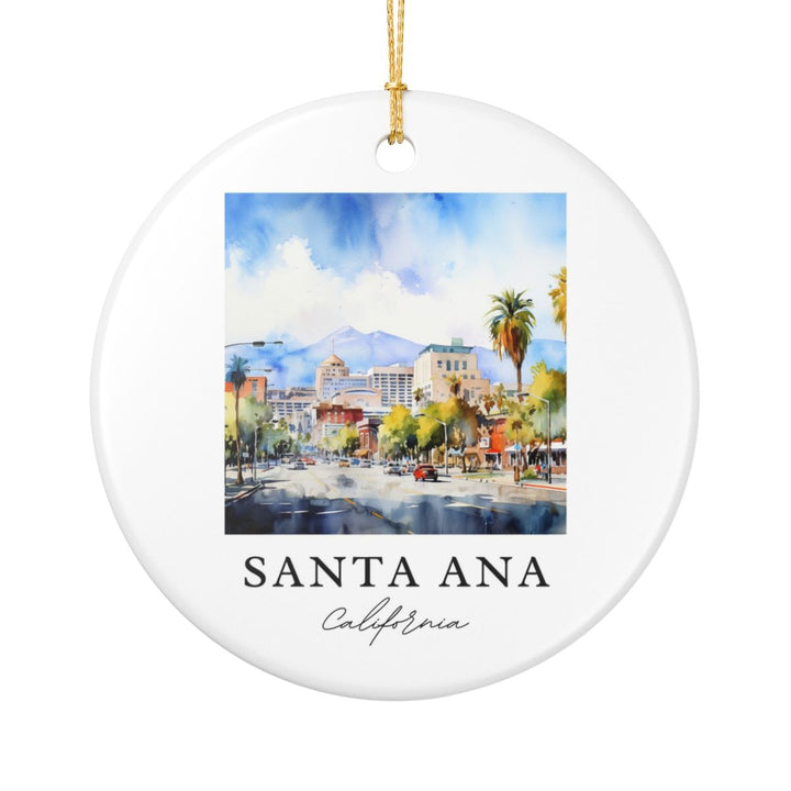 Santa Ana Ornament: Unique Santa Ana Souvenir, Santa Ana Xmas Decor, and Authentic Santa Ana Gift
