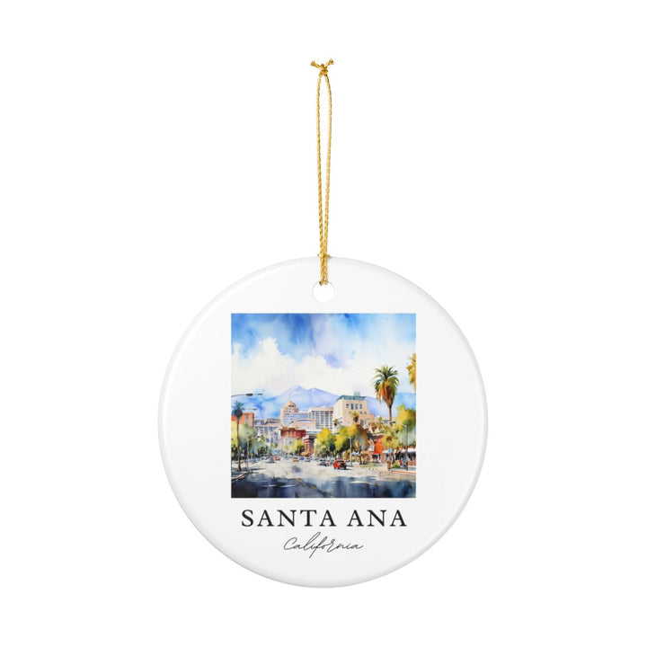 Santa Ana Ornament: Unique Santa Ana Souvenir, Santa Ana Xmas Decor, and Authentic Santa Ana Gift