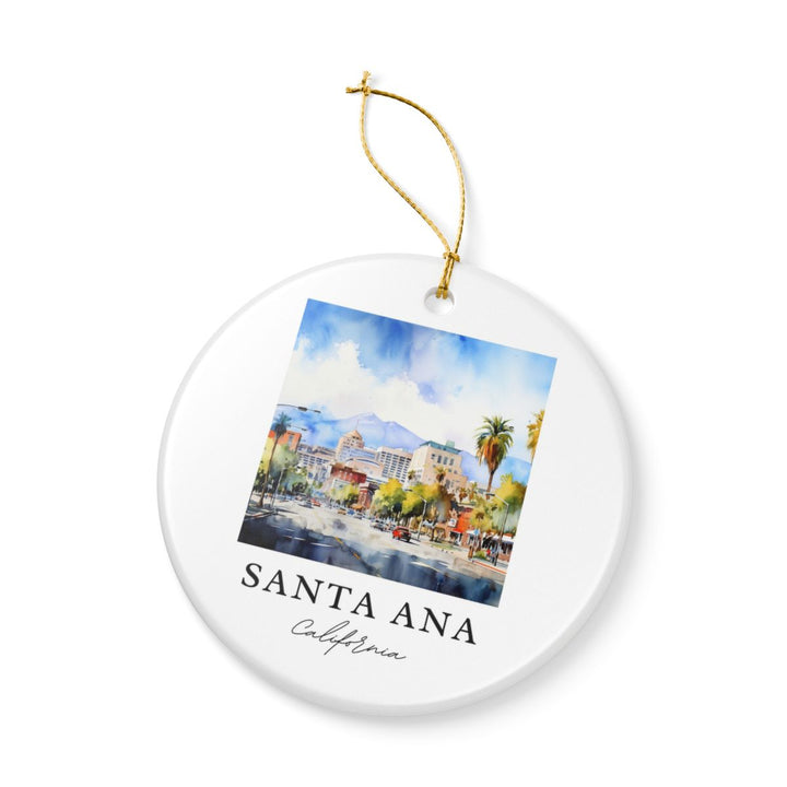 Santa Ana Ornament: Unique Santa Ana Souvenir, Santa Ana Xmas Decor, and Authentic Santa Ana Gift