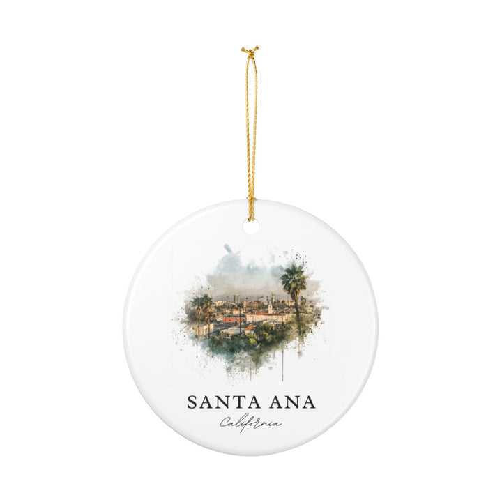 Santa Ana Ornament: Unique Santa Ana Souvenir, Santa Ana Xmas Decor, and Authentic Santa Ana Gift