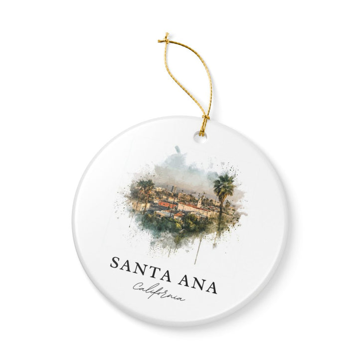 Santa Ana Ornament: Unique Santa Ana Souvenir, Santa Ana Xmas Decor, and Authentic Santa Ana Gift