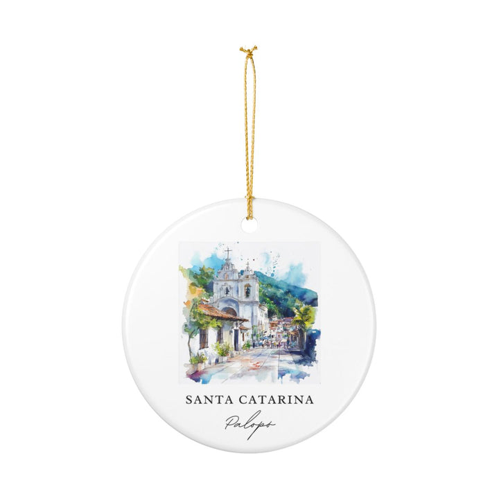 Santa Catarina Palopó Guatemala Ornament: Unique Santa Catarina Palopó Guatemala Souvenir, Santa Catarina Palopó Guatemala Xmas Decor