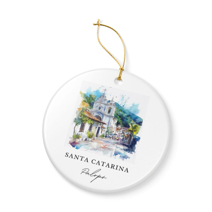 Santa Catarina Palopó Guatemala Ornament: Unique Santa Catarina Palopó Guatemala Souvenir, Santa Catarina Palopó Guatemala Xmas Decor
