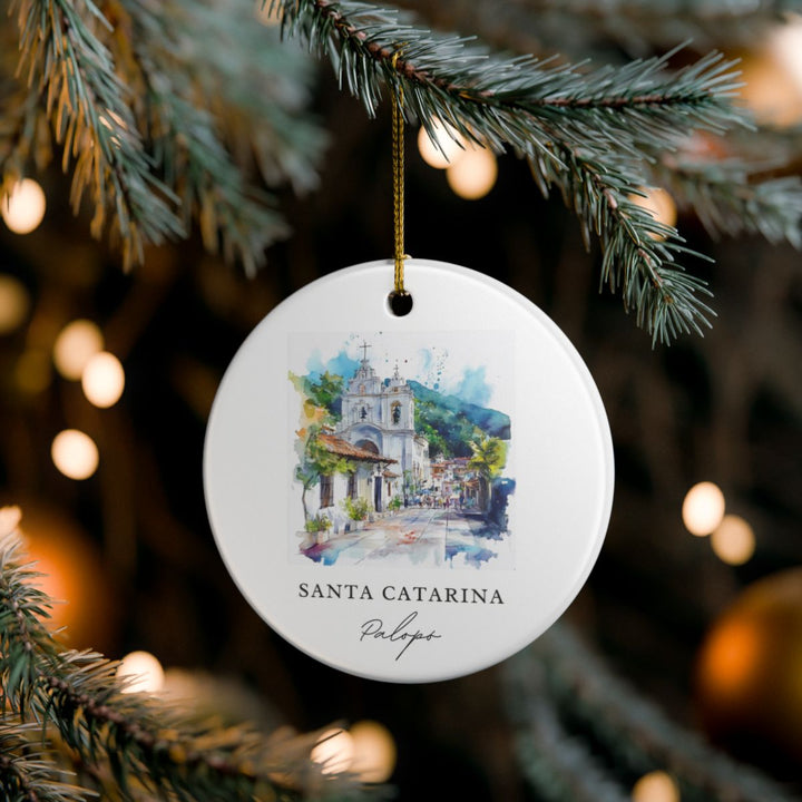 Santa Catarina Palopó Guatemala Ornament: Unique Santa Catarina Palopó Guatemala Souvenir, Santa Catarina Palopó Guatemala Xmas Decor