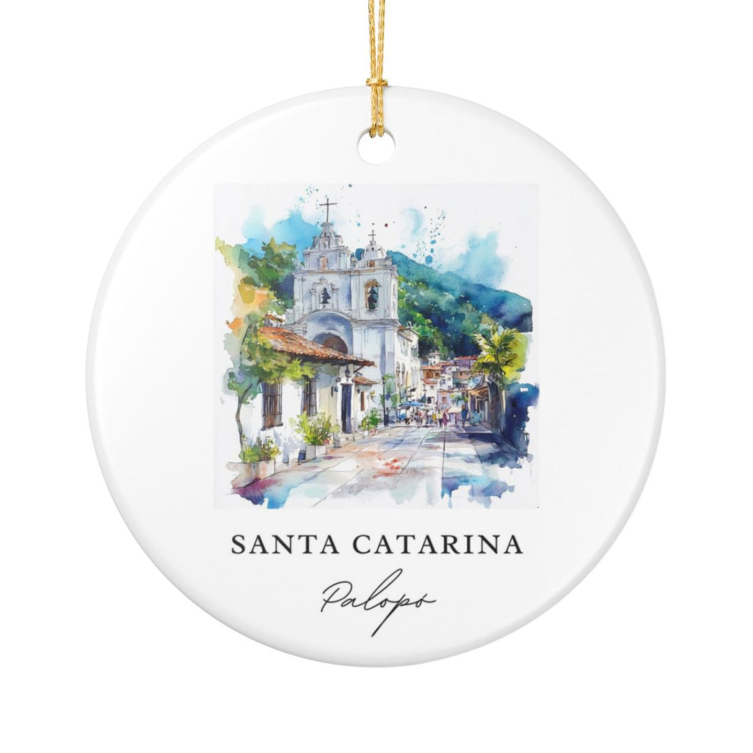 Santa Catarina Palopó Guatemala Ornament: Unique Santa Catarina Palopó Guatemala Souvenir, Santa Catarina Palopó Guatemala Xmas Decor