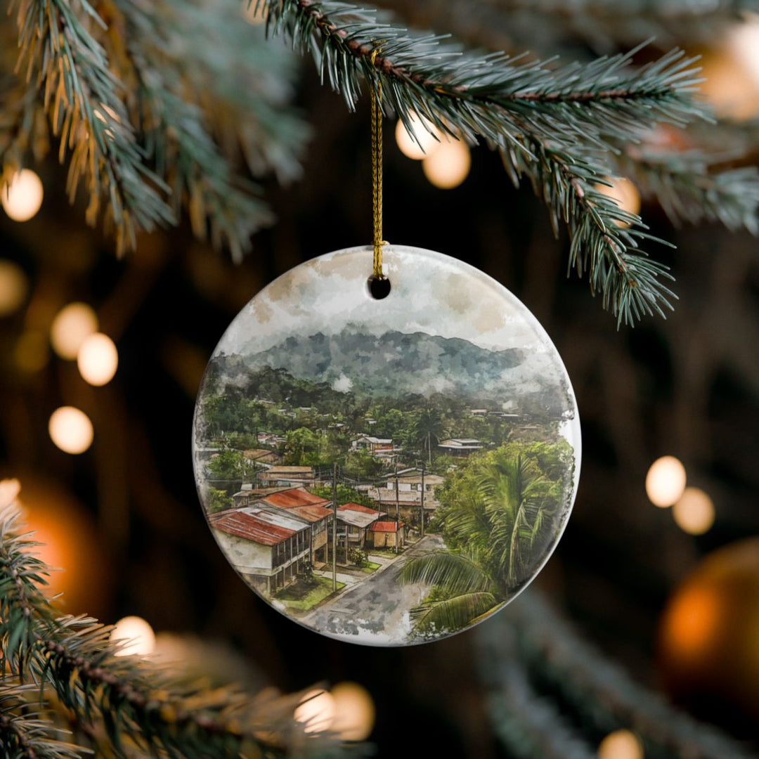 Santa Elena Costa Rica Ornament: Unique Santa Elena Costa Rica Souvenir, Santa Elena Costa Rica Xmas Decor, and Authentic Santa Elena Costa Rica Gift