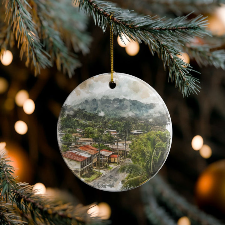 Santa Elena Costa Rica Ornament: Unique Santa Elena Costa Rica Souvenir, Santa Elena Costa Rica Xmas Decor, and Authentic Santa Elena Costa Rica Gift