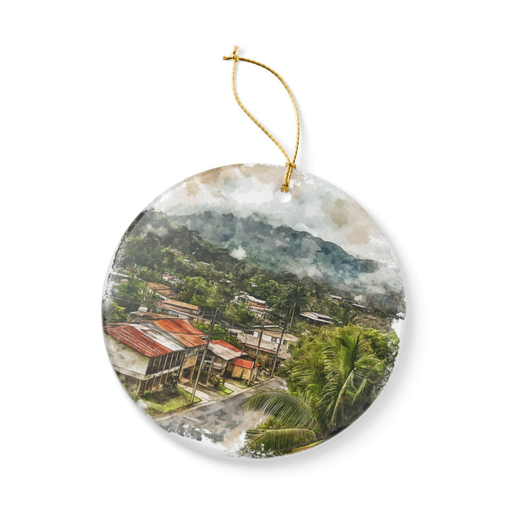 Santa Elena Costa Rica Ornament: Unique Santa Elena Costa Rica Souvenir, Santa Elena Costa Rica Xmas Decor, and Authentic Santa Elena Costa Rica Gift