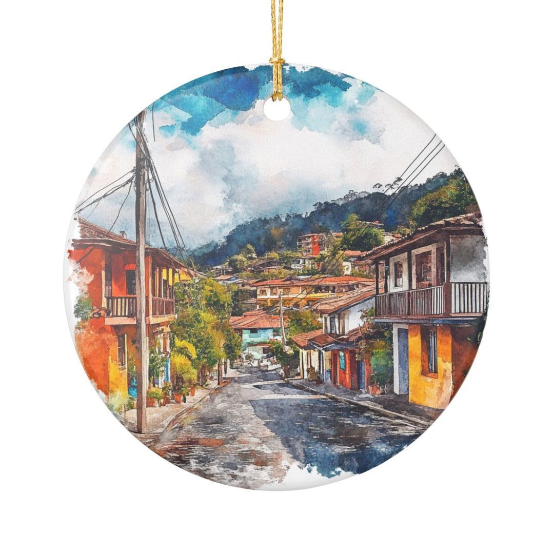 Santa Elena Costa Rica Ornament: Unique Santa Elena Costa Rica Souvenir, Santa Elena Costa Rica Xmas Decor, and Authentic Santa Elena Costa Rica Gift