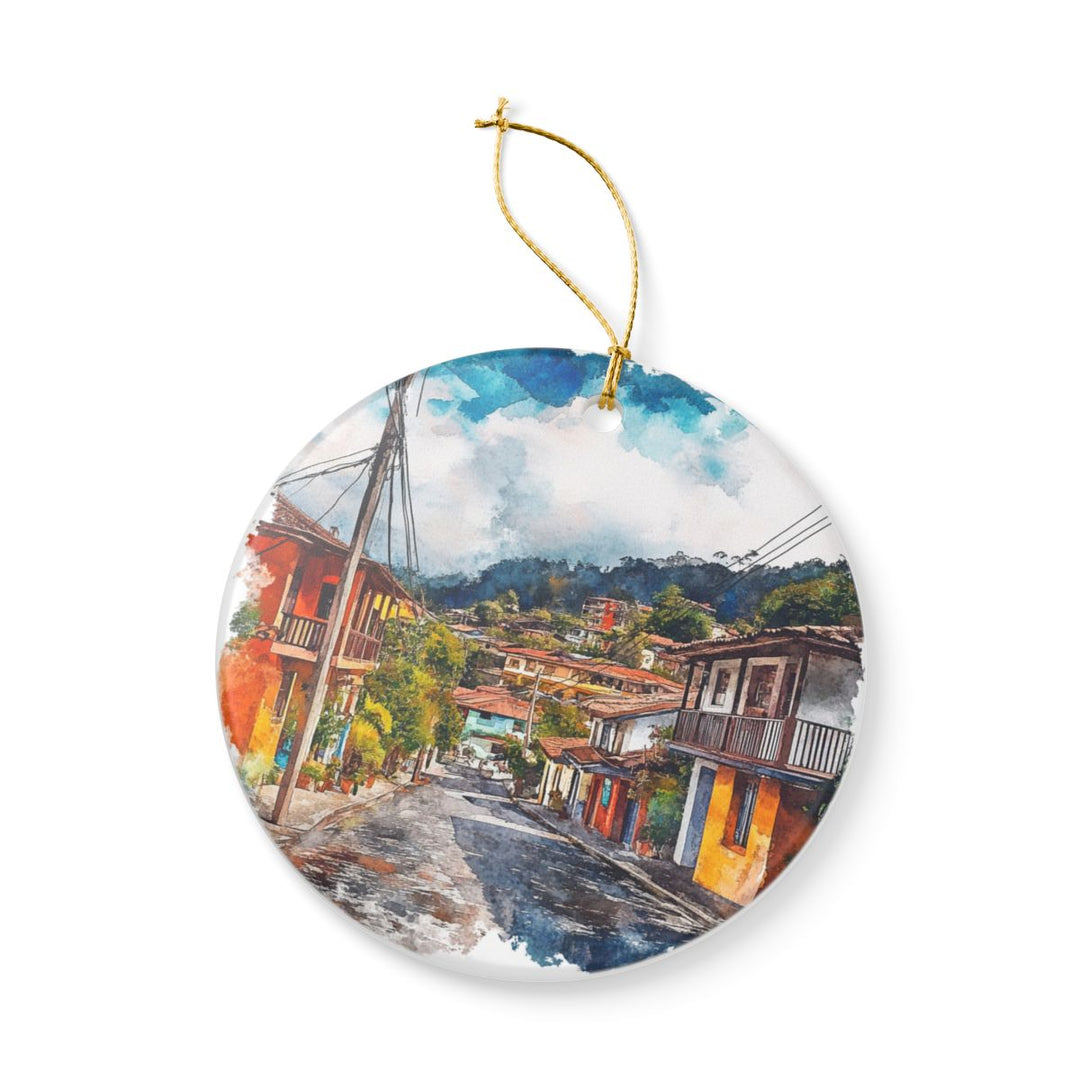 Santa Elena Costa Rica Ornament: Unique Santa Elena Costa Rica Souvenir, Santa Elena Costa Rica Xmas Decor, and Authentic Santa Elena Costa Rica Gift