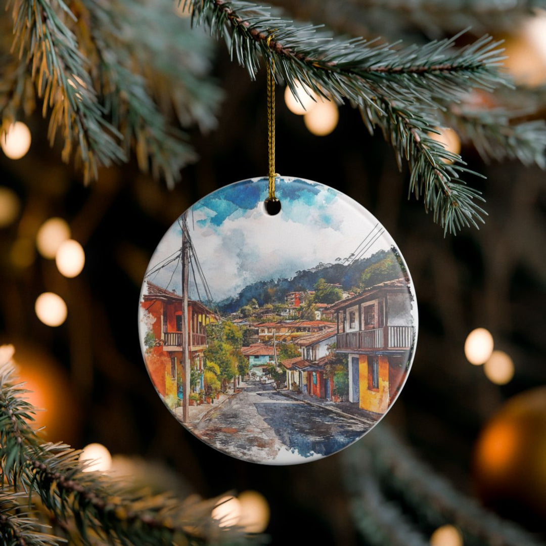 Santa Elena Costa Rica Ornament: Unique Santa Elena Costa Rica Souvenir, Santa Elena Costa Rica Xmas Decor, and Authentic Santa Elena Costa Rica Gift