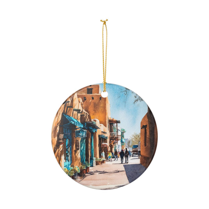 Santa Fe New Mexico Ornament: Unique Santa Fe Souvenir, Santa Fe New Mexico Xmas Decor, and Authentic Santa Fe Gift