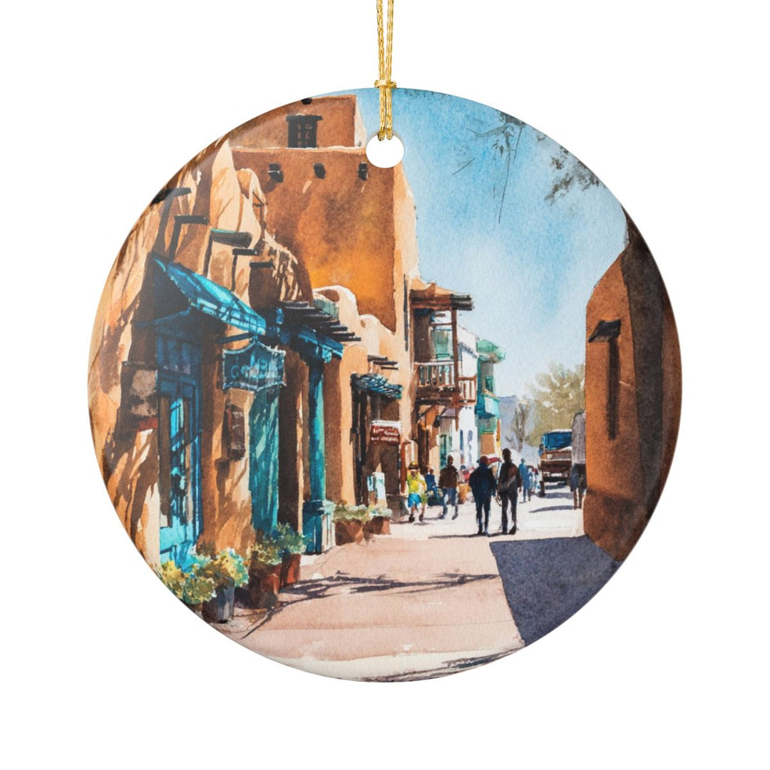 Santa Fe New Mexico Ornament: Unique Santa Fe Souvenir, Santa Fe New Mexico Xmas Decor, and Authentic Santa Fe Gift