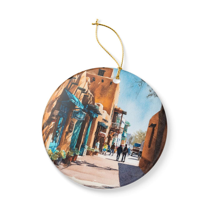 Santa Fe New Mexico Ornament: Unique Santa Fe Souvenir, Santa Fe New Mexico Xmas Decor, and Authentic Santa Fe Gift